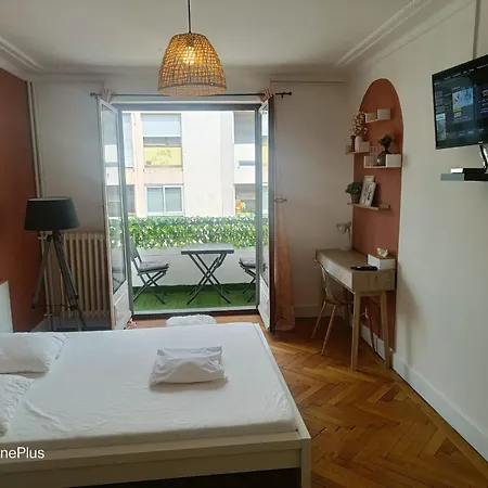 Belle D'hôte Avec Balcon Privé - 3 Mins Gare - Genève Accès Direct * Annemasse